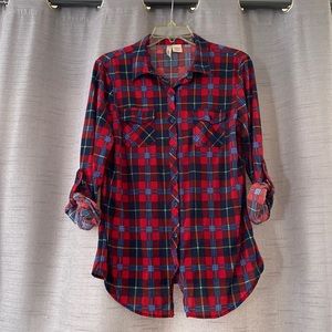 Bella D. Red & Blue Flannel